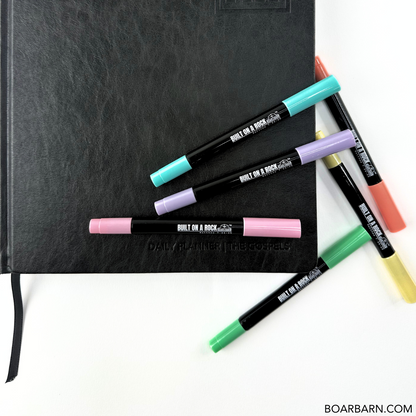 The Gospels 90-Day Planner and 6-Pack Dual-Tip Highlighters Set