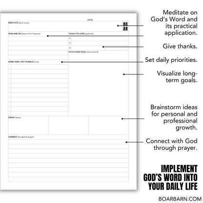 The Gospels 90-Day Planner and 6-Pack Dual-Tip Highlighters Set